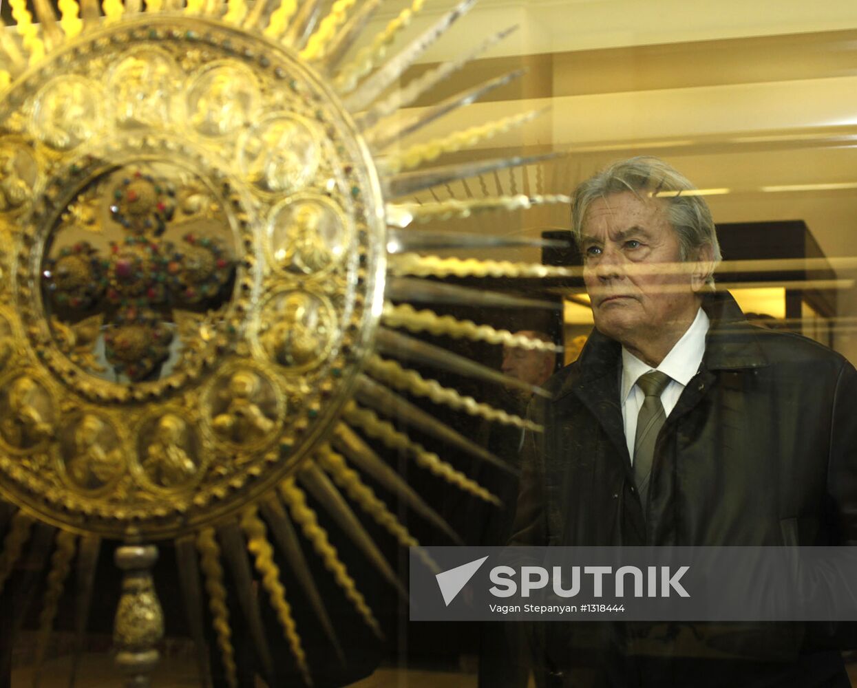 Actor Alain Delon visits Yerevan