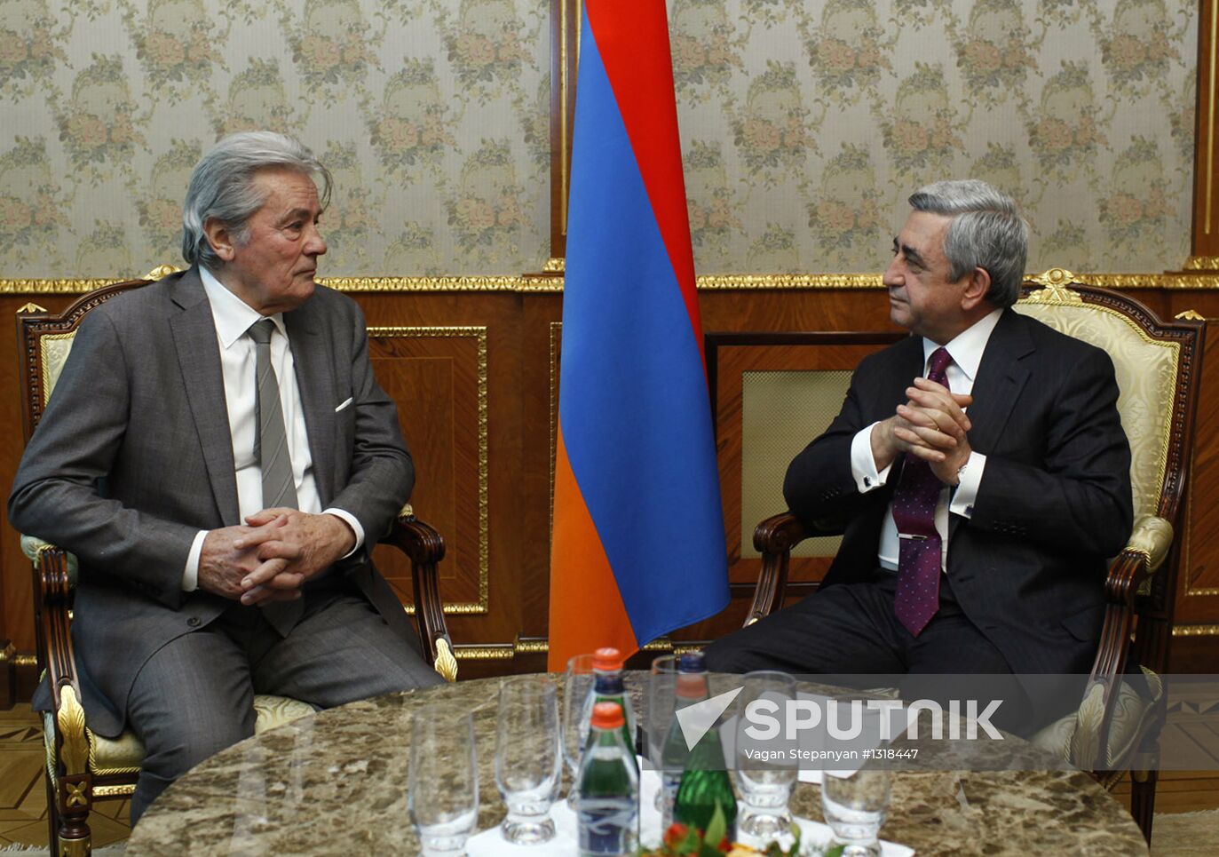 Actor Alain Delon visits Yerevan