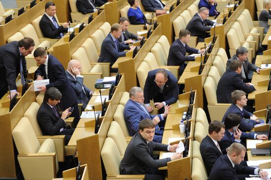 Duma's plenary meeting