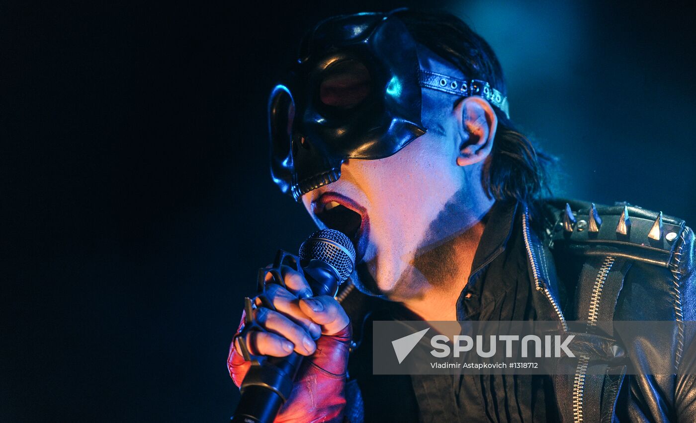 Marilyn Manson performs in Moscow