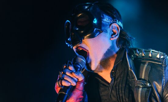 Marilyn Manson performs in Moscow