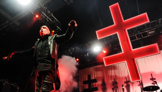 Marilyn Manson performs in Moscow
