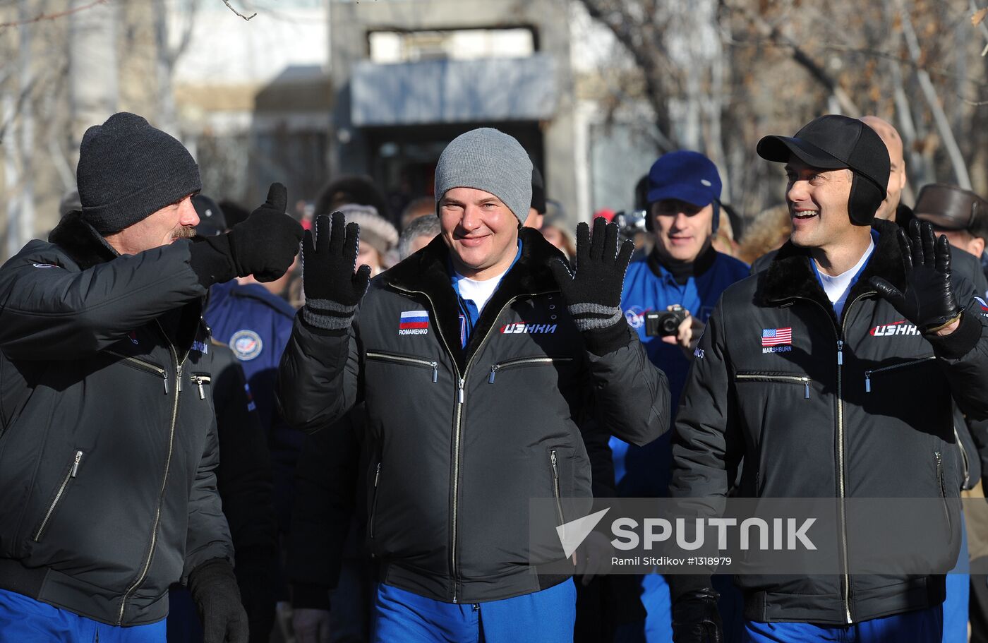 Soyuz TMA-07M manned spacecraft gets ready for launch