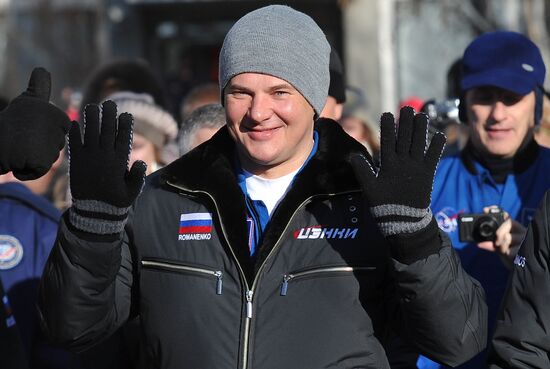 Soyuz TMA-07M manned spacecraft gets ready for launch