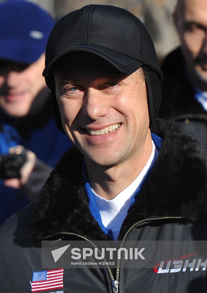 Soyuz TMA-07M manned spacecraft gets ready for launch