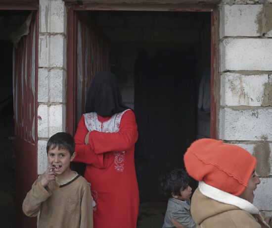 Syrian refugees in Lebanon's Bekaa Valley