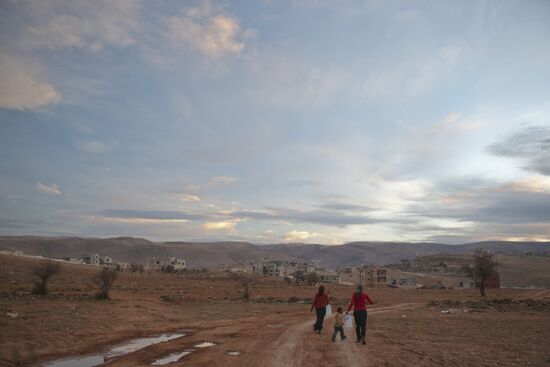 Syrian refugees in Lebanon's Bekaa Valley