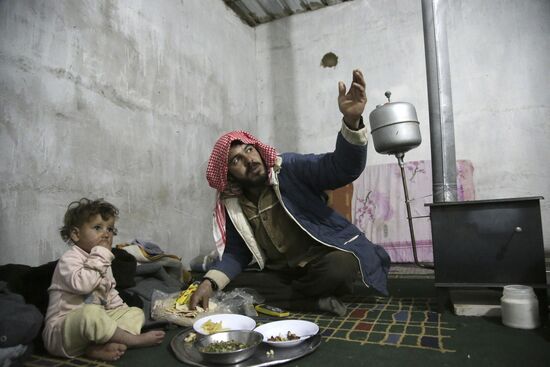 Syrian refugees in Lebanon's Bekaa Valley