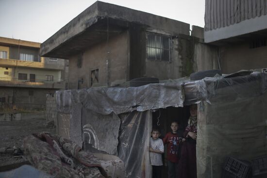 Syrian refugees in Lebanon's Bekaa Valley