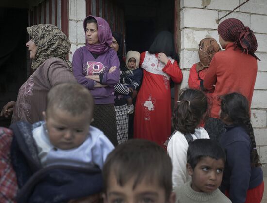 Syrian refugees in Lebanon's Bekaa Valley