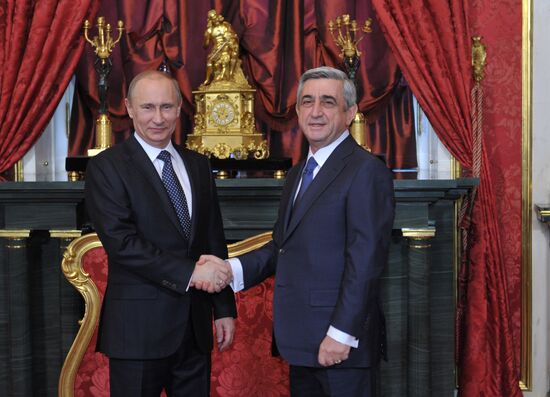 Vladimir Putin at CSTO Council meeting in the Kremlin
