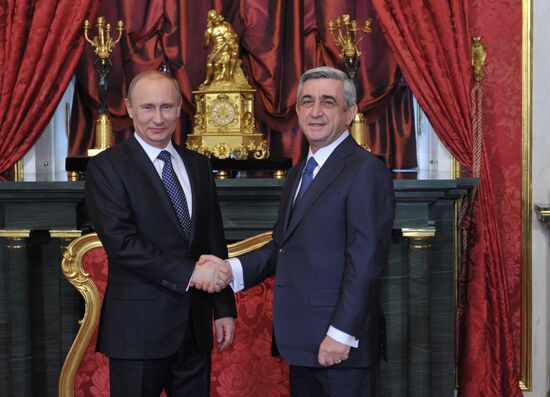 Vladimir Putin at CSTO Council meeting in the Kremlin