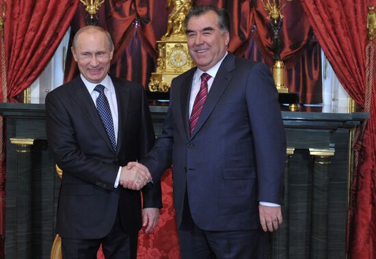 Vladimir Putin at CSTO Council meeting in the Kremlin