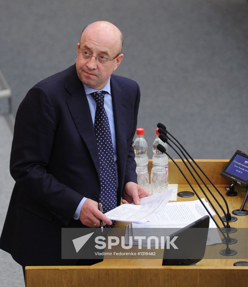 Russian State Duma holds plenary session