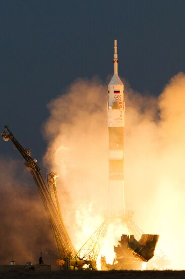 Launch of manned spacecraft Soyuz TMA-07M