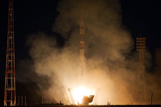 Launch of manned spacecraft Soyuz TMA-07M