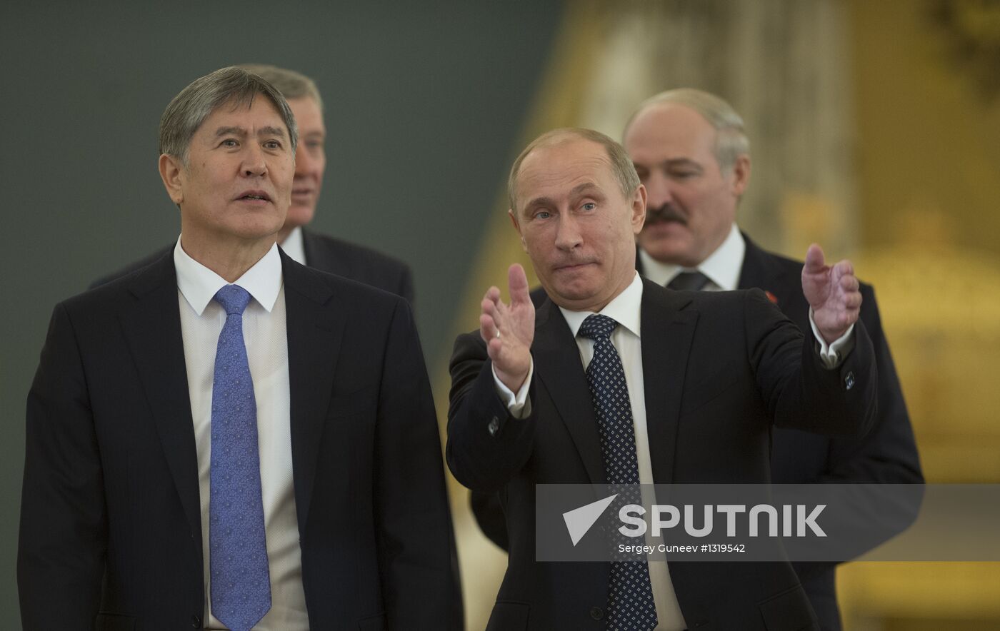 Vladimir Putin at CSTO Council meeting in the Kremlin