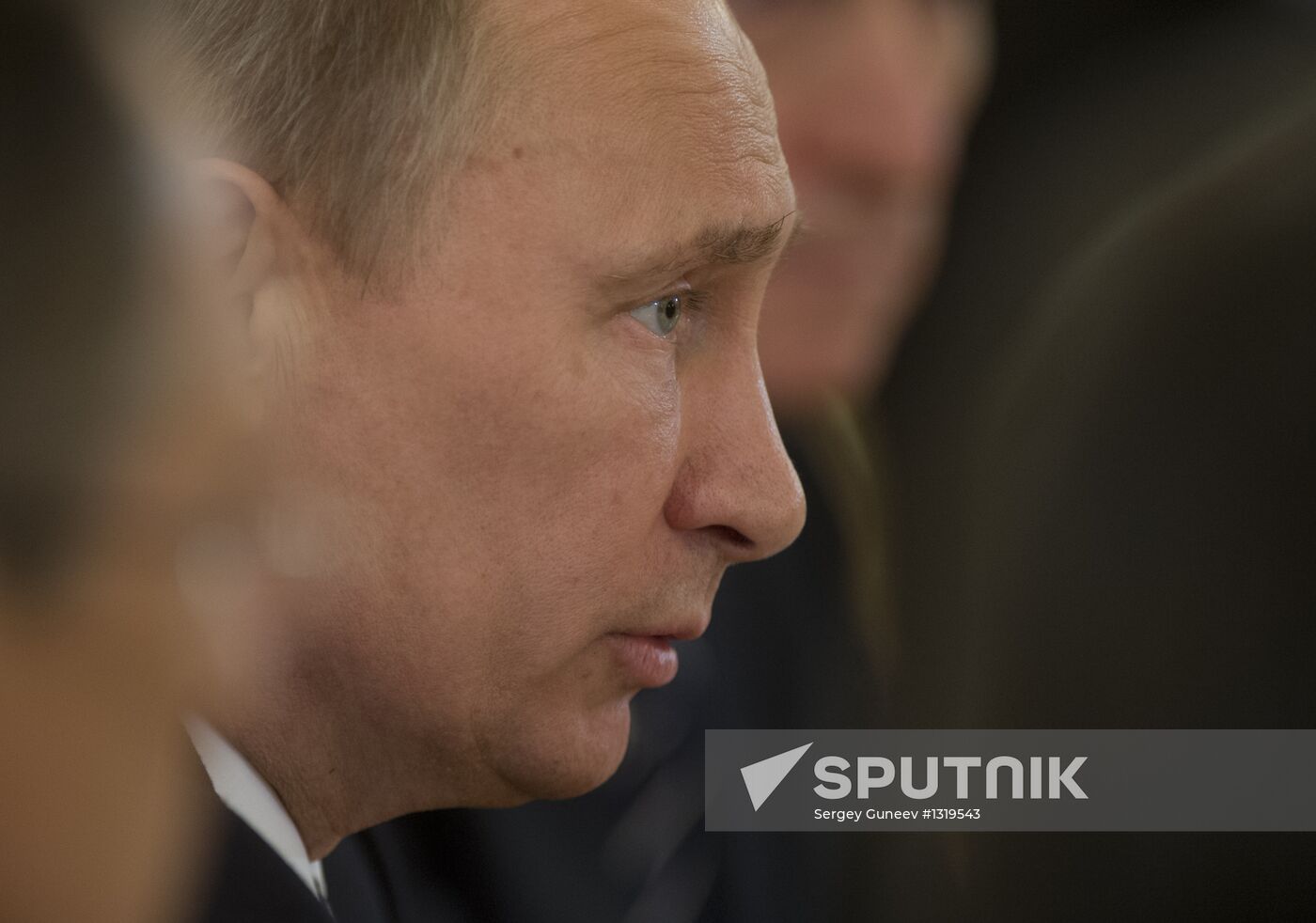 Vladimir Putin at CSTO Council meeting in the Kremlin