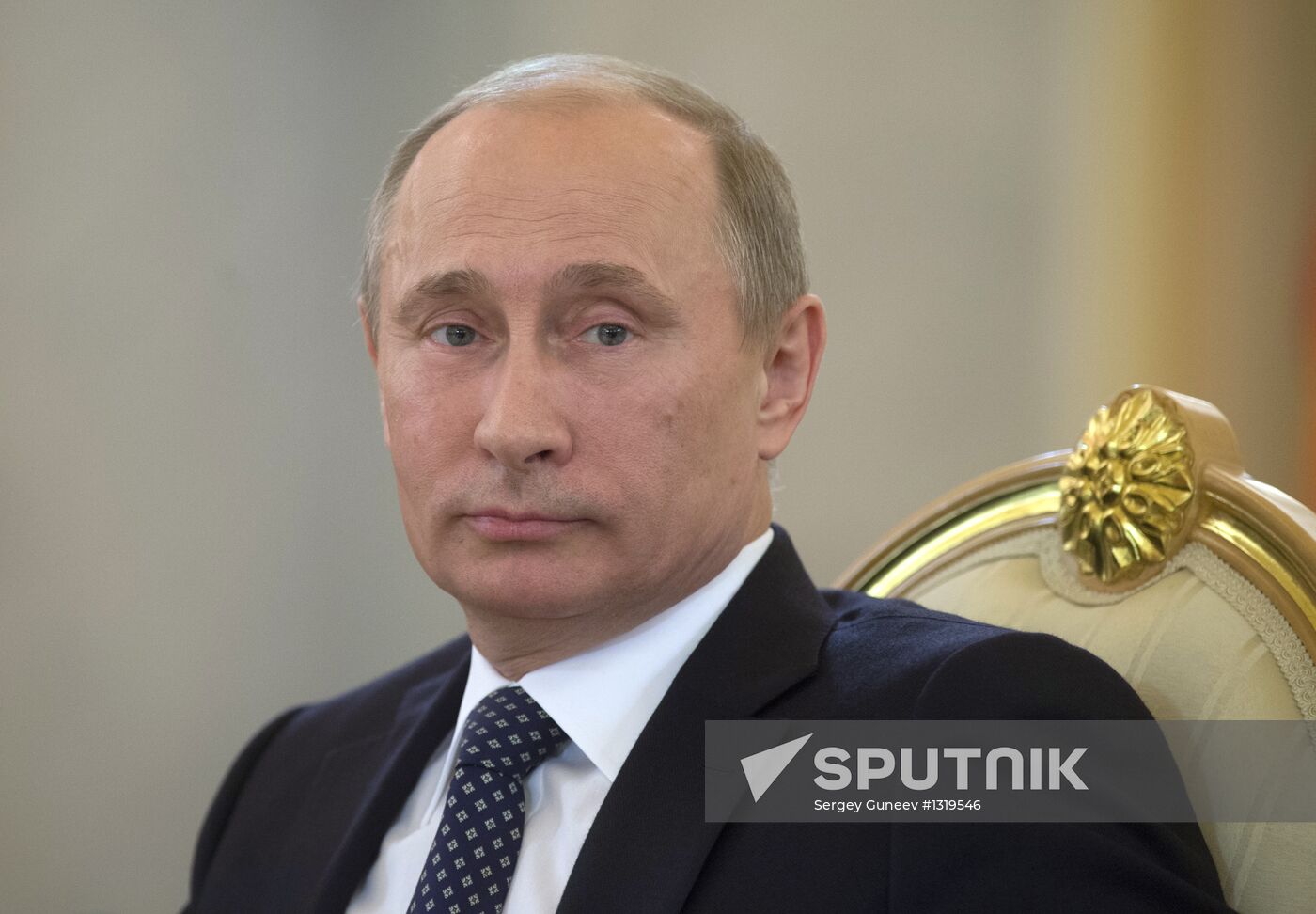 Vladimir Putin at CSTO Council meeting in the Kremlin