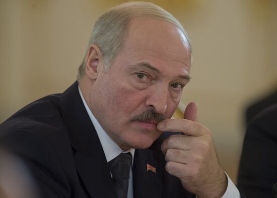 Alexander Lukashenko at CSTO Council meeting at Kremlin