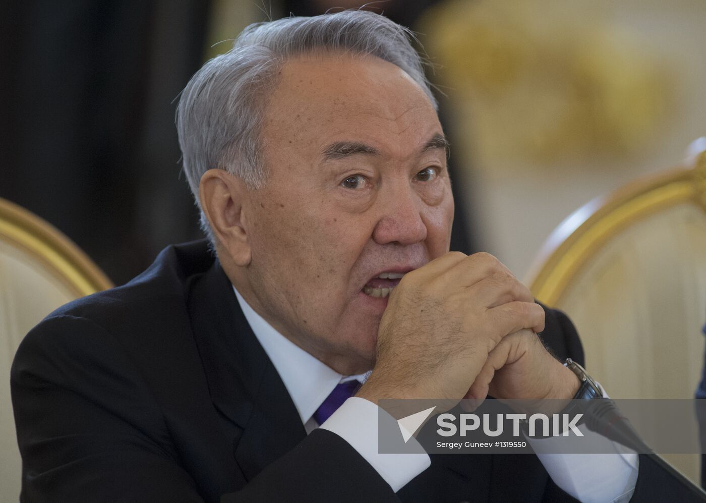 Nursultan Nazarbayev at CSTO Council meeting at Kremlin