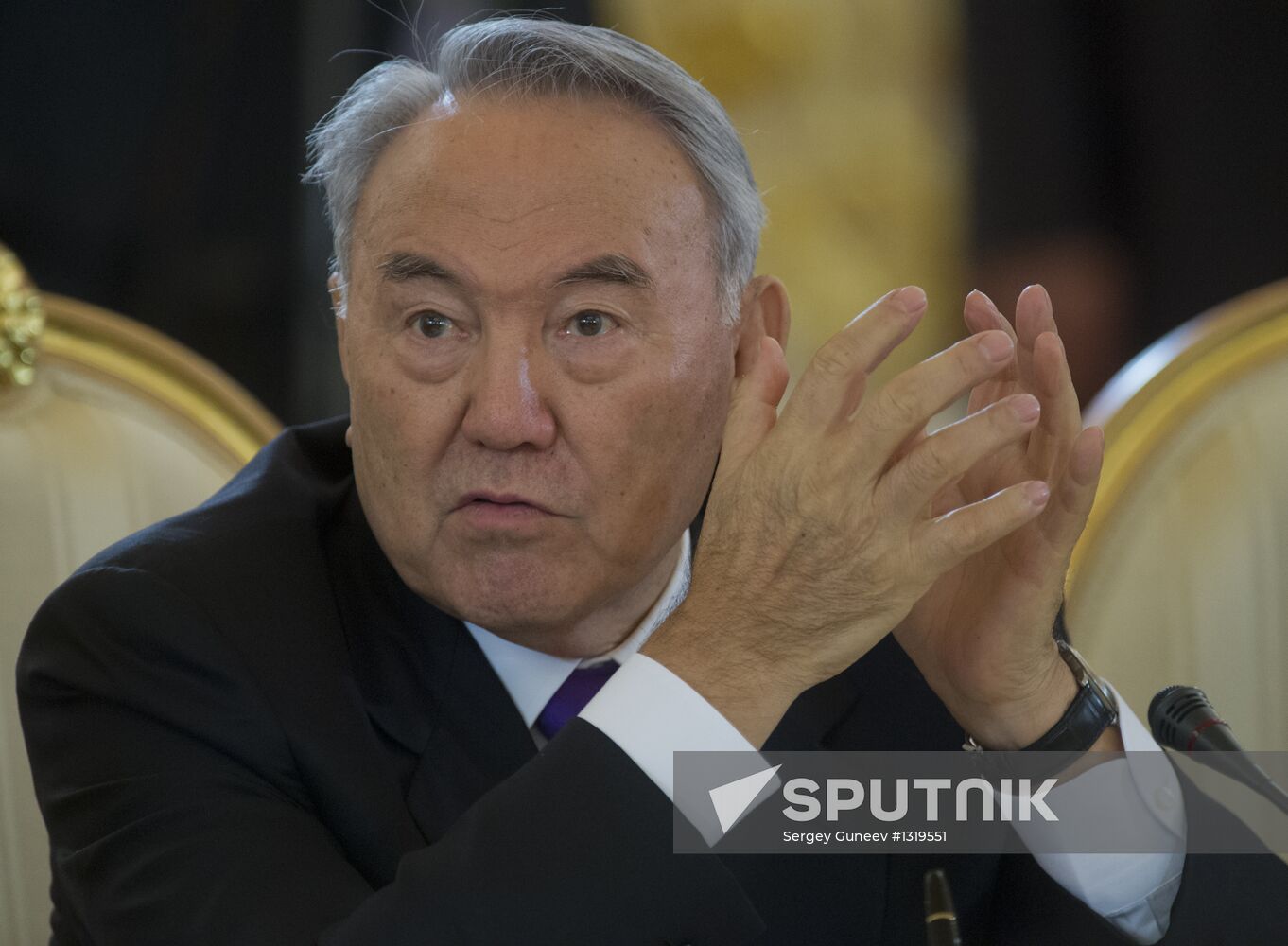 Nursultan Nazarbayev at CSTO Council meeting at Kremlin
