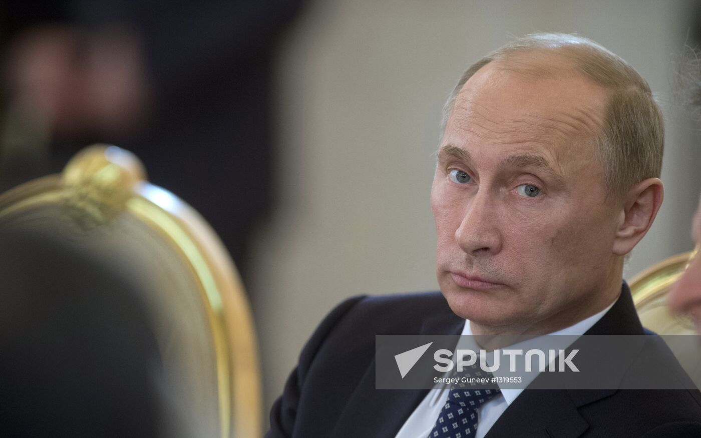 Vladimir Putin at CSTO Council meeting in the Kremlin