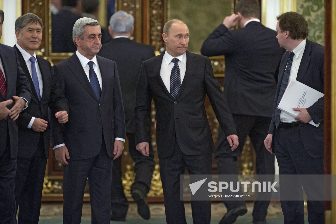 Vladimir Putin at CSTO Council meeting at Kremlin