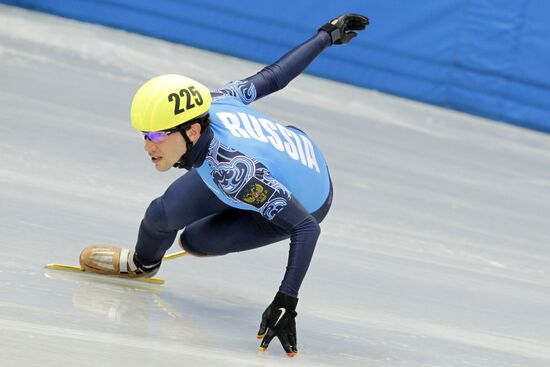 Russian short track speed skating championships. Day Two