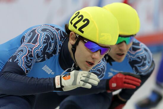 Russian short track speed skating championships. Day Two
