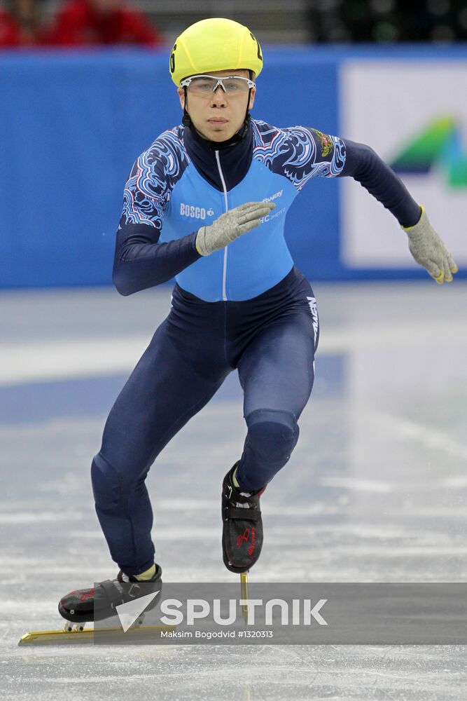 Russian short track speed skating championships. Day Two