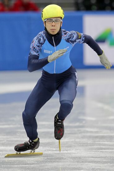 Russian short track speed skating championships. Day Two