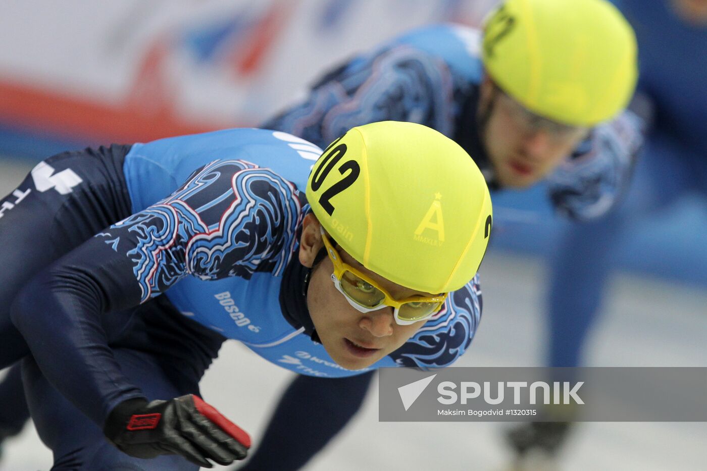 Russian short track speed skating championships. Day Two