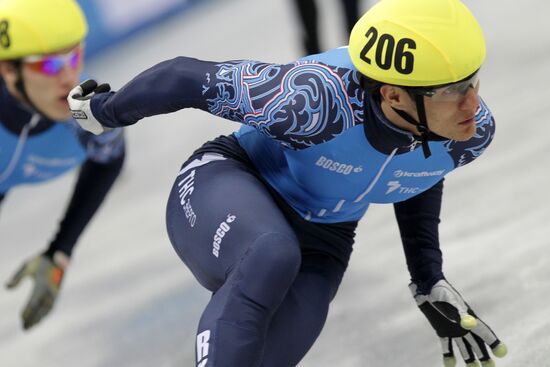 Russian short track speed skating championships. Day Two