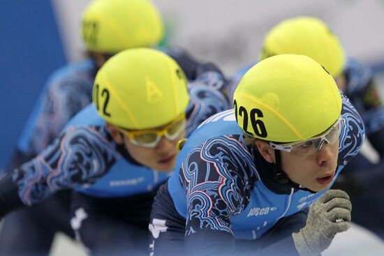 Russian Short Track Speed Skating Championships. Day two