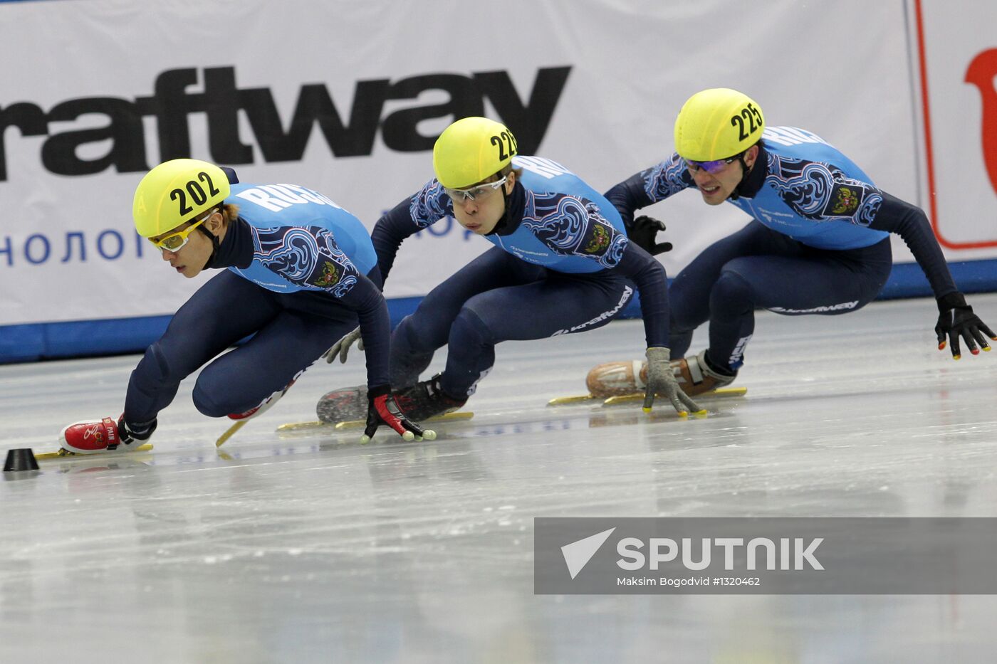 Russian Short Track Speed Skating Championships. Day two