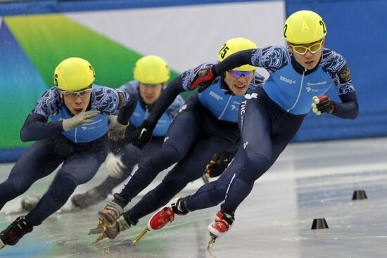 Russian Short Track Speed Skating Championships. Day two