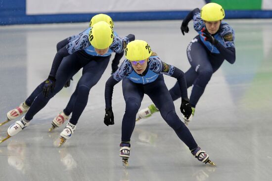 Russian Short Track Speed Skating Championships. Day two