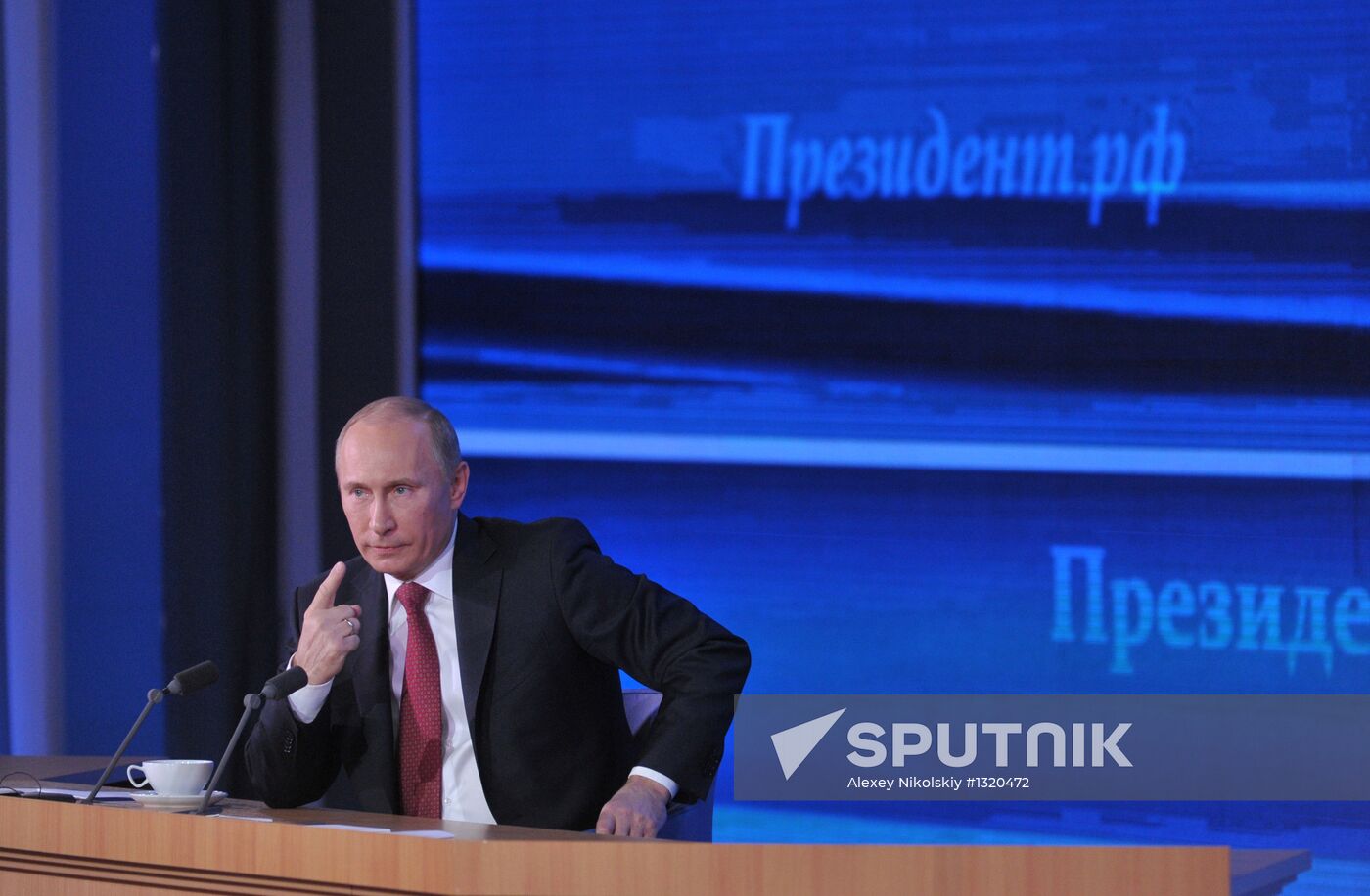 Press conference by Vladimir Putin