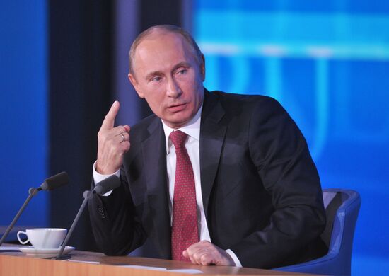 Press conference by Vladimir Putin
