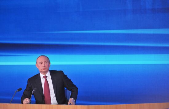 Press conference by Vladimir Putin