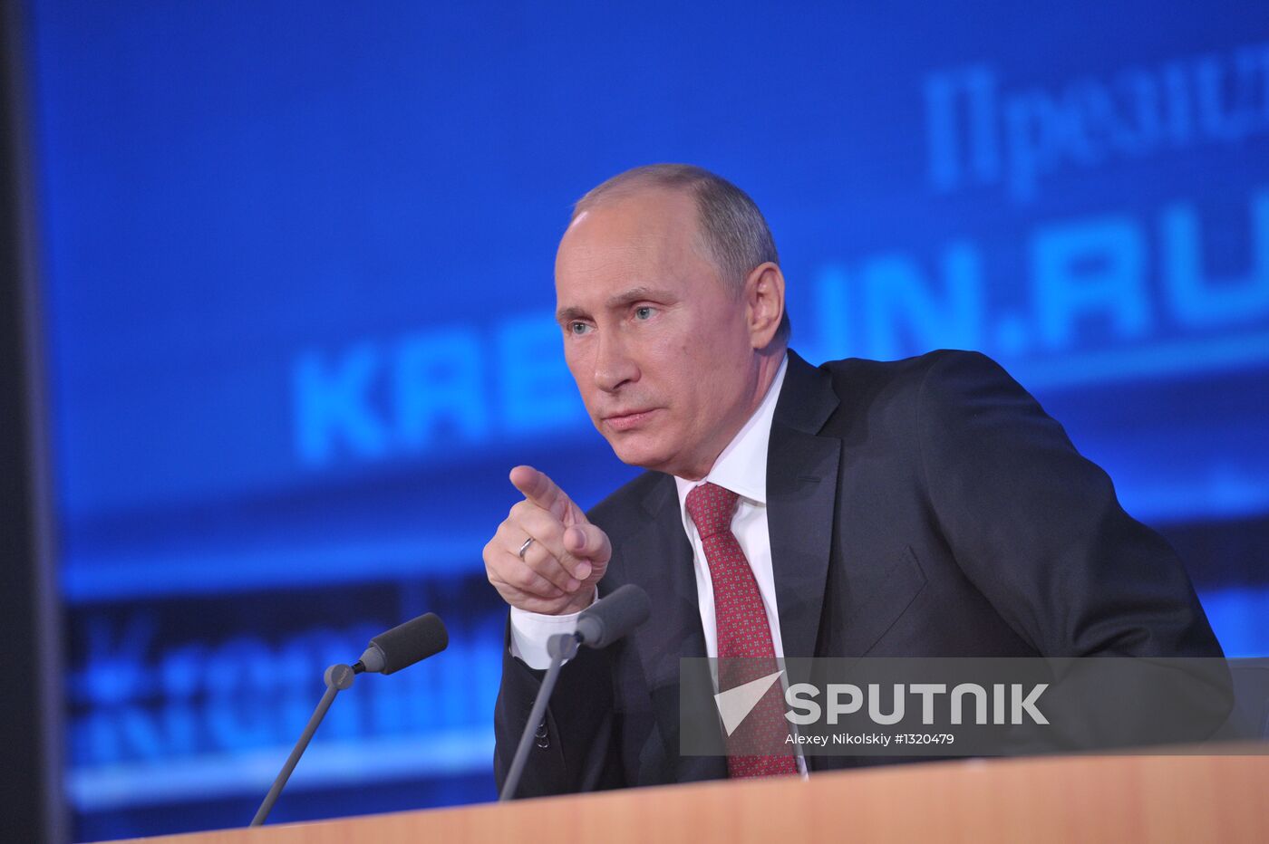 Press conference by Vladimir Putin