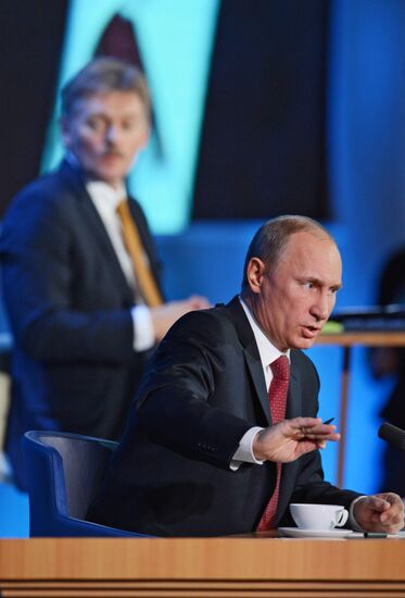 Press conference by Vladimir Putin