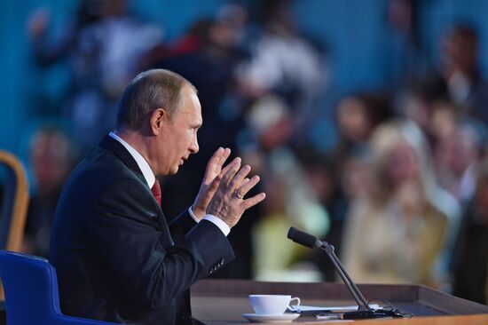 Press conference by Vladimir Putin