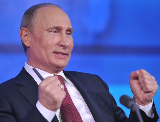Press conference by Vladimir Putin