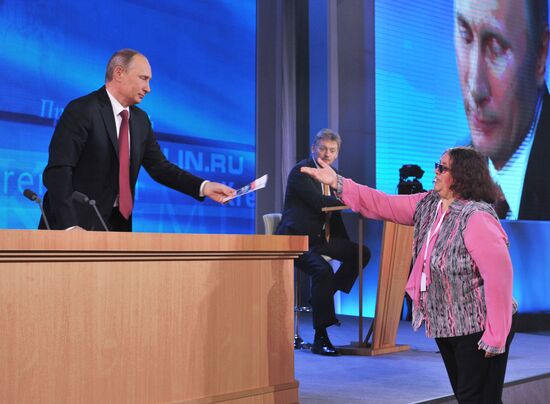 Press conference by Vladimir Putin