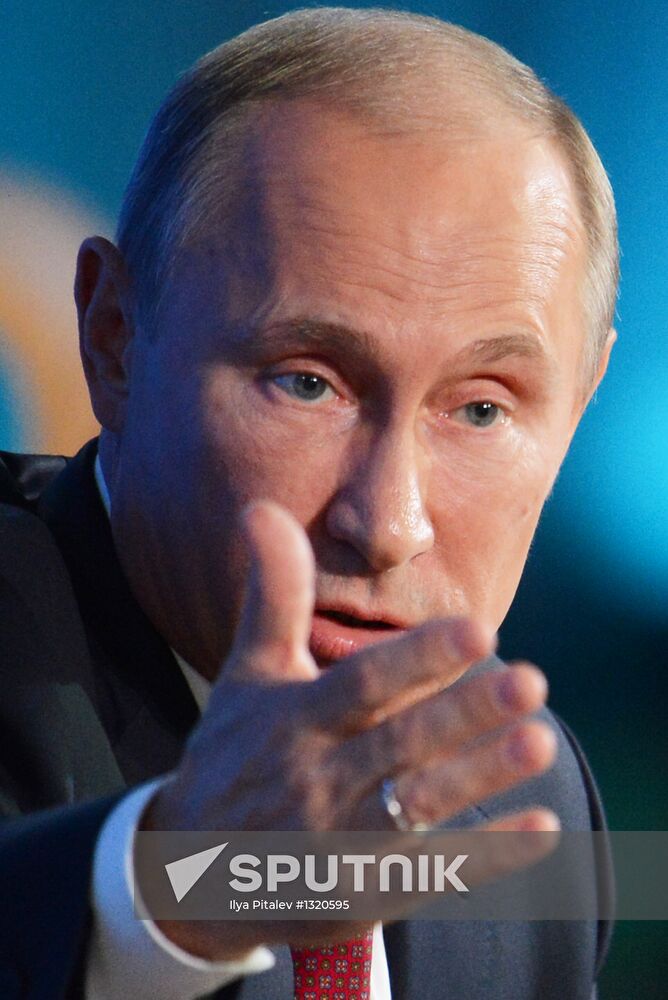 Press conference by Vladimir Putin