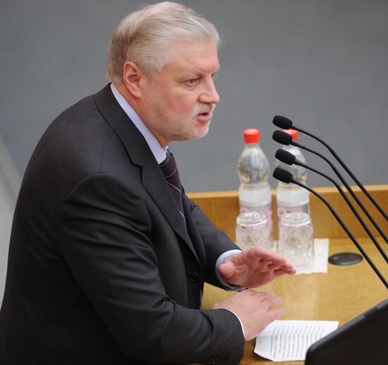 State Duma plenary meeting