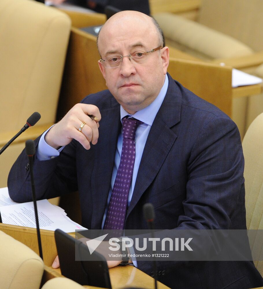 State Duma plenary meeting