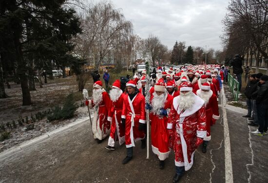 "Invasion of Ded Moroz's" event in Krasnodar